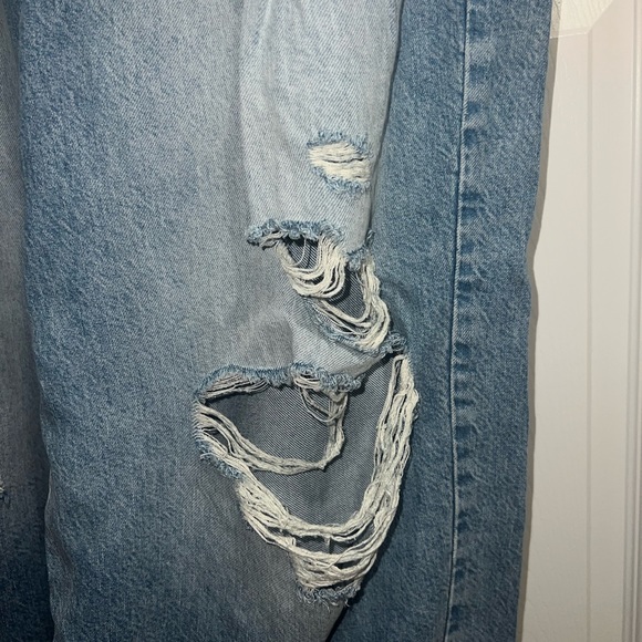 Free People Ollie Jeans, NEW, size 29, We the Free Wide leg distressed - Picture 6 of 8